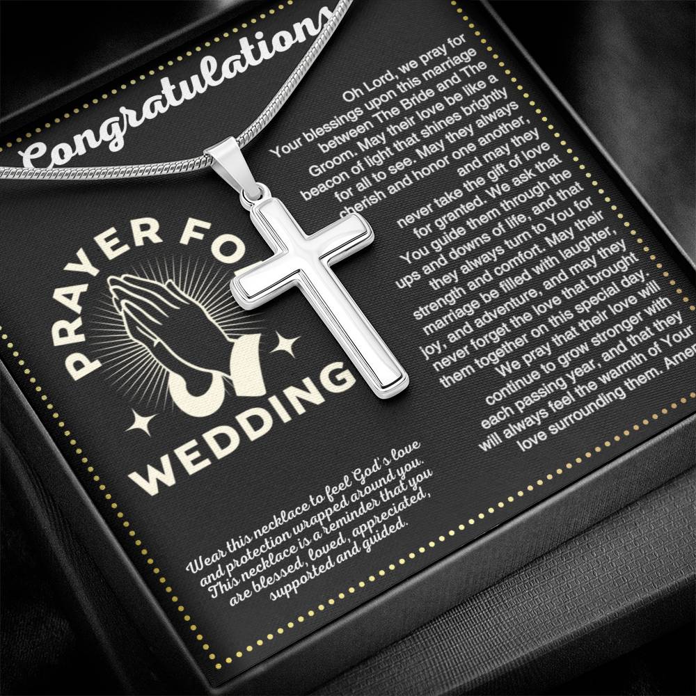 JGF Jewelry Gifts for Family 25th Wedding Gifts For Couple Marriage Prayer
