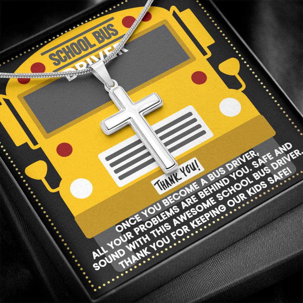 JGF Jewelry Gifts for Family School Bus Driver Appreciation Gifts For Men