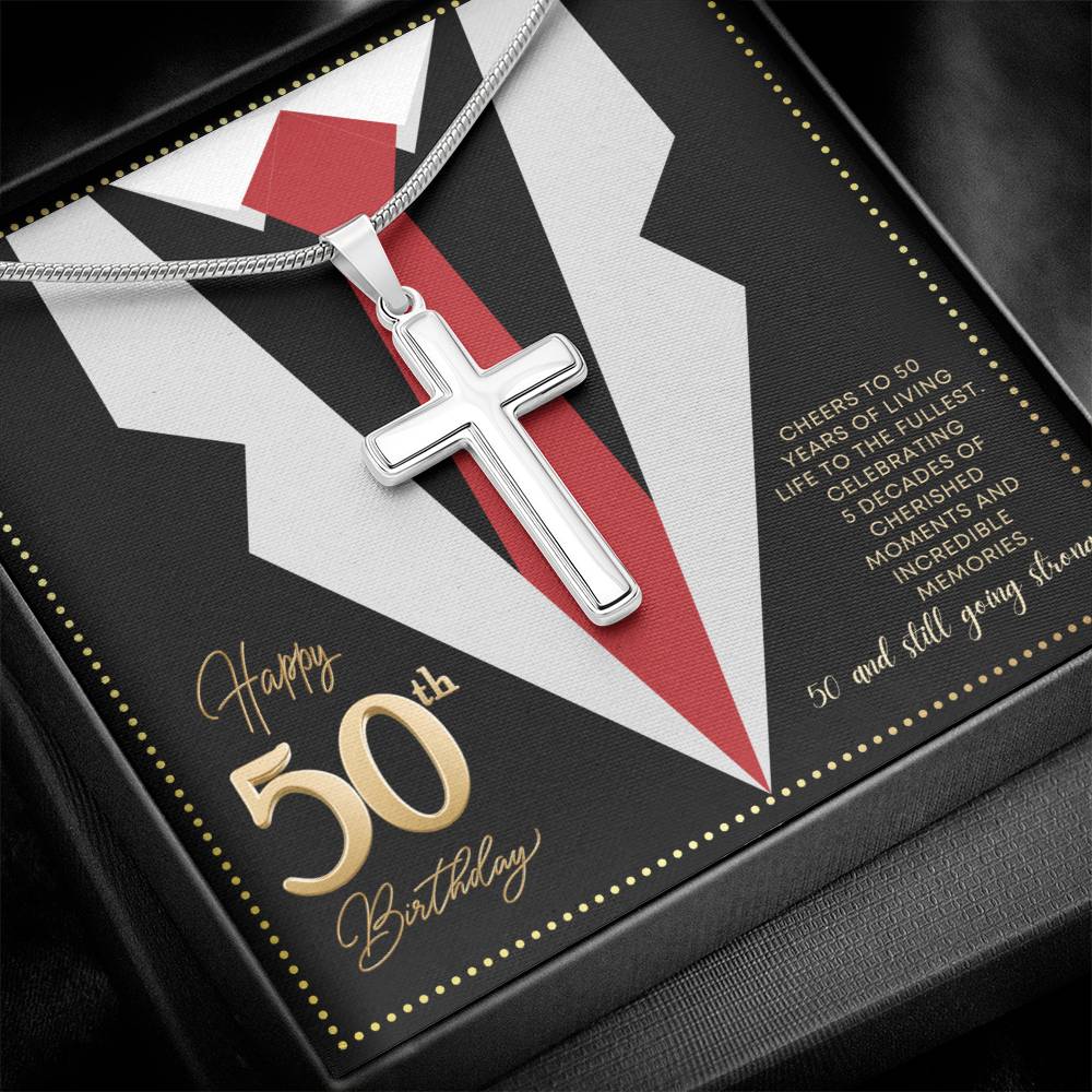 JGF Jewelry Gifts for Family 50 year Birthday Gifts For Men