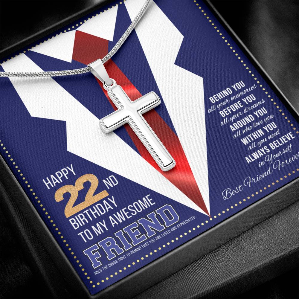 JGF Jewelry Gifts for Family 22nd Birthday Cards For Men Cool Gifts For A 22 Year Old Young Man