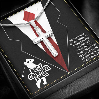 JGF Jewelry Gifts for Family Fathers Day Gifts For Grandpa Birthday Card