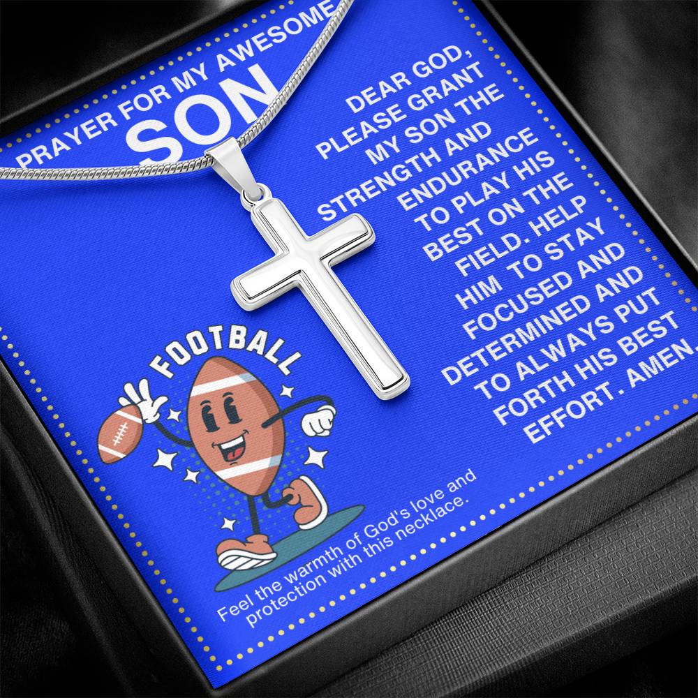 JGF Jewelry Gifts for Family Football Necklace For Boys 8-12