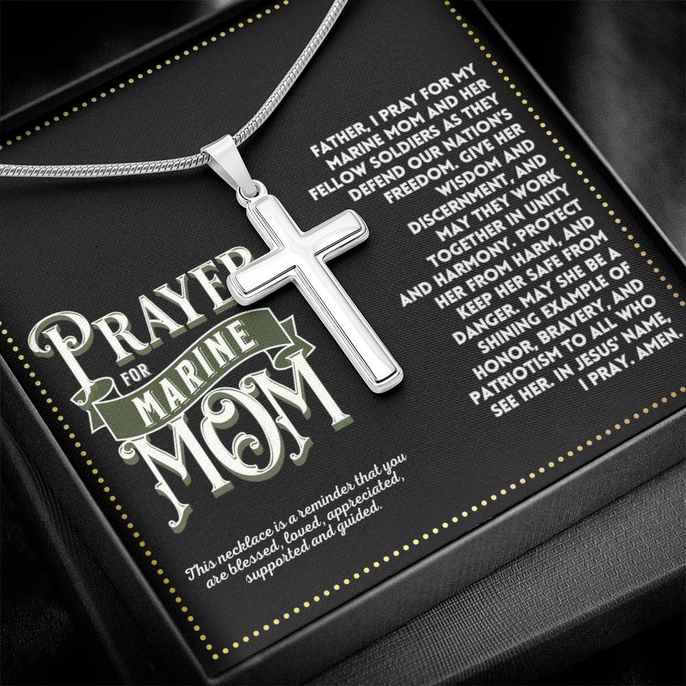 JGF Jewelry Gifts for Family My Mom Is A Marine Corps Mom Gifts  i Love My Marine Necklace