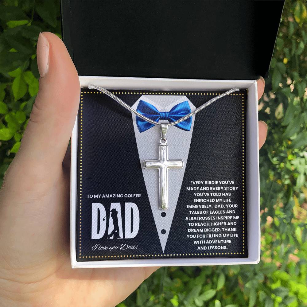 JGF Jewelry Gifts for Family Golf Gifts From Kids For Dad Who Loves Golfing