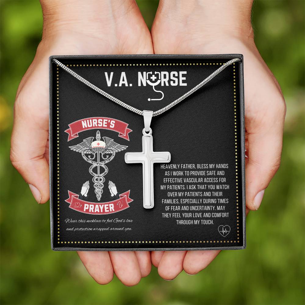 JGF Jewelry Gifts for Family | Proud Vascular Access Team VA Nurse Practitioner Gifts for Women