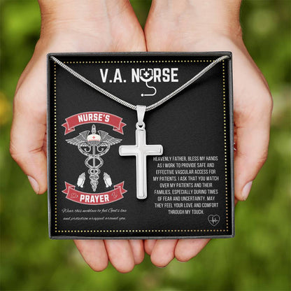 JGF Jewelry Gifts for Family | Proud Vascular Access Team VA Nurse Practitioner Gifts for Women
