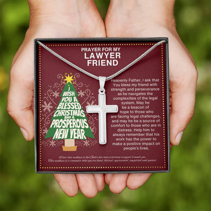 JGF Jewelry Gifts for Family Christmas Prayer for Lawyer Friend