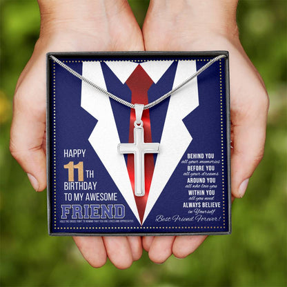 JGF Jewelry Gifts for Family Happy 11th Birthday Card Birthday Gifts For 11 Year Old For Best Friends