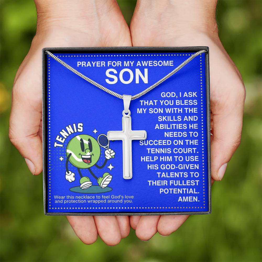 JGF Jewelry Gifts for Family Tennis Necklace For Boys