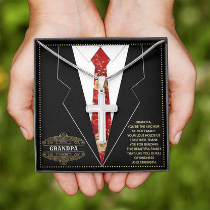 JGF Jewelry Gifts for Family 70th Birthday Gifts For Grandpa Card From Child Grandson