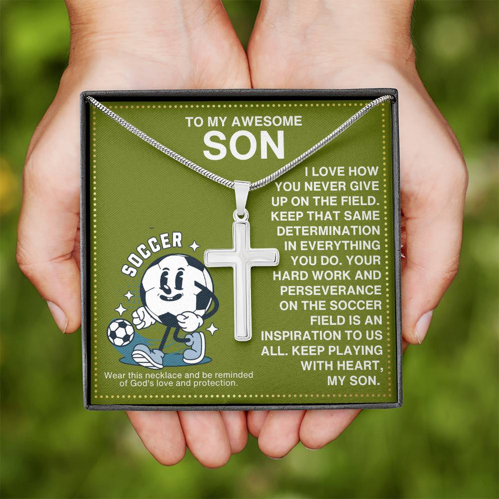 JGF Jewelry Gifts for Family Soccer Necklace For Kids