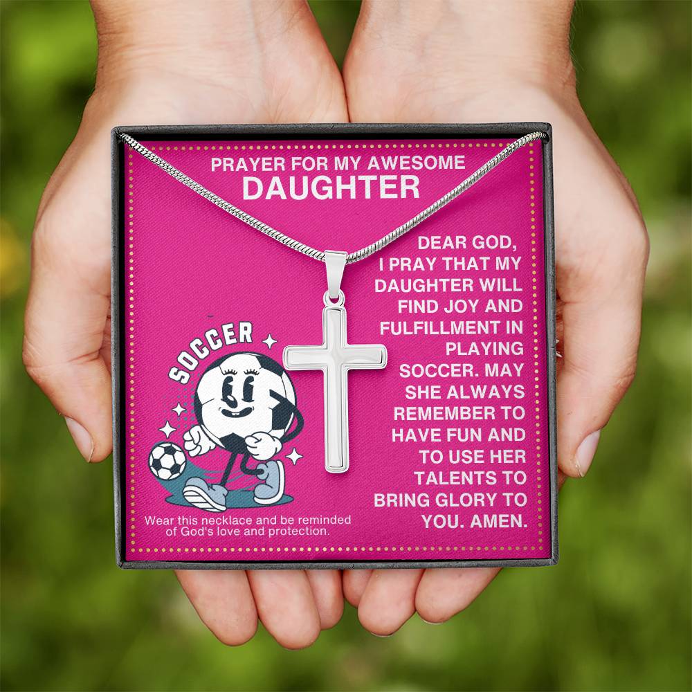 JGF Jewelry Gifts for Family Girls Soccer Necklace Ages 8-12