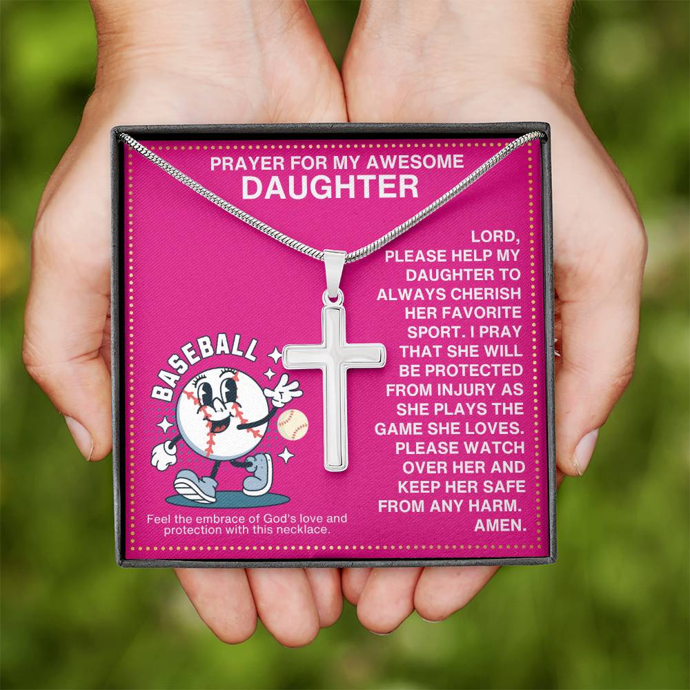 JGF Jewelry Gifts for Family Basketball Necklaces Cross For Girls