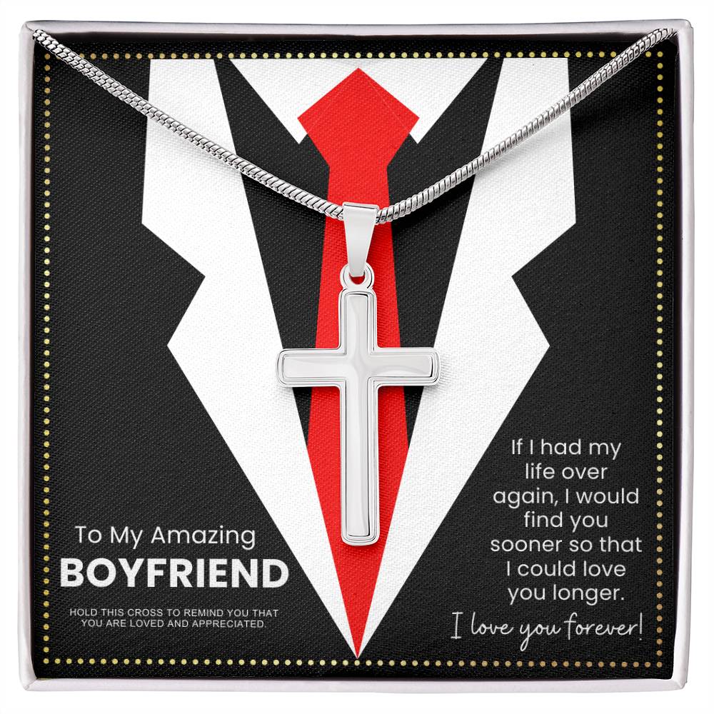 JGF Jewelry Gifts for Family To My Man Necklaces Gift For Boyfriend