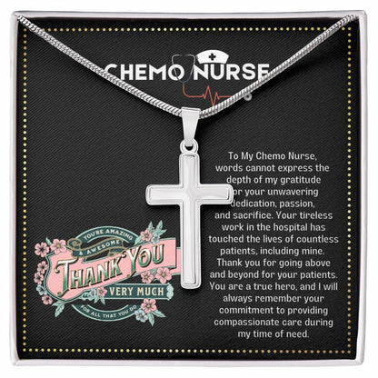 JGF Jewelry Gifts for Family Thank You My Chemo Nurse