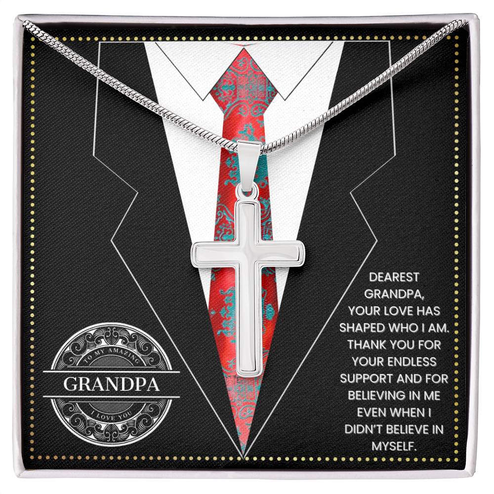 JGF Jewelry Gifts for Family Grandpa 80th Birthday Card From Child