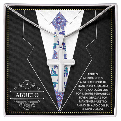 JGF Jewelry Gifts for Family Grandpa Birthday Card Spanish Regalo Para Abuelo
