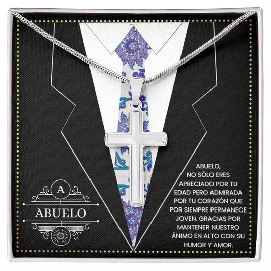 JGF Jewelry Gifts for Family Grandpa Birthday Card Spanish Regalo Para Abuelo