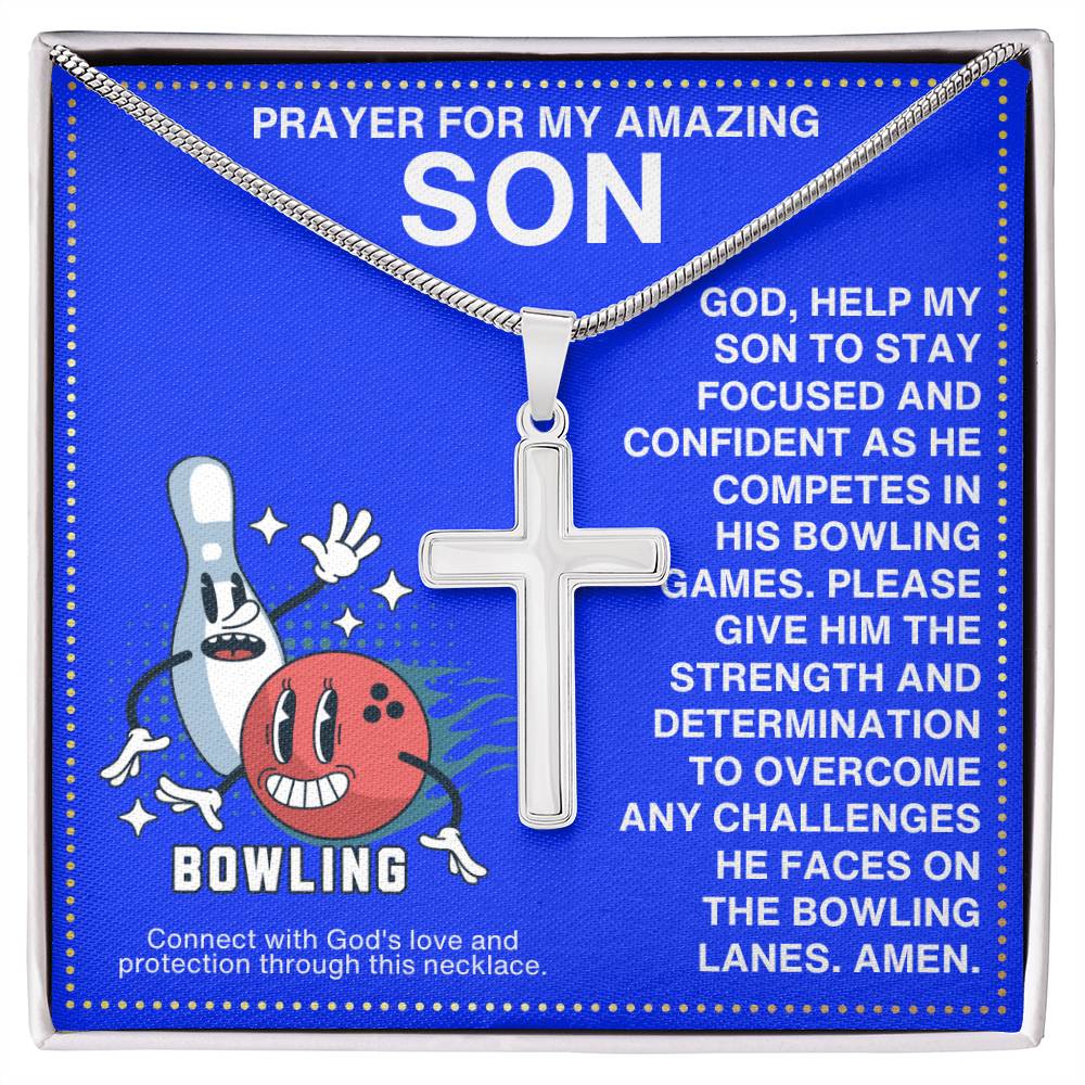 JGF Jewelry Gifts for Family Bowling Necklace For Boys