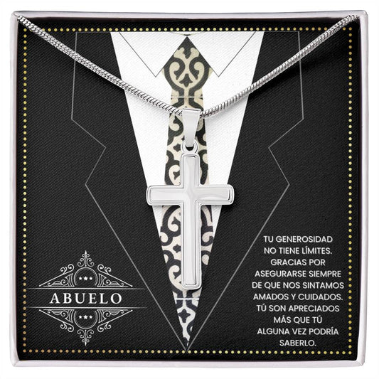 JGF Jewelry Gifts for Family Grandpa Birthday Card Spanish Regalo Para Abuelo