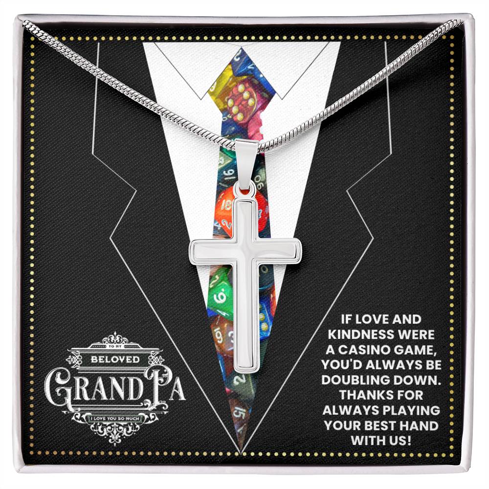 JGF Jewelry Gifts for Family Grandpa Casino Themed Gifts For Men 80th Birthday