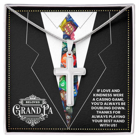 JGF Jewelry Gifts for Family Grandpa Casino Themed Gifts For Men 80th Birthday