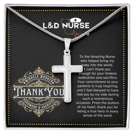 JGF Jewelry Gifts for Family Thank You L & D Nurse
