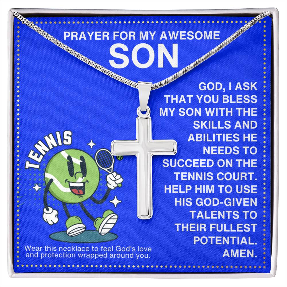 JGF Jewelry Gifts for Family Tennis Necklace For Boys