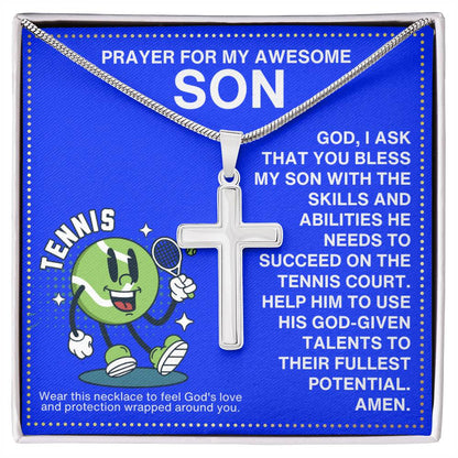 JGF Jewelry Gifts for Family Tennis Necklace For Boys