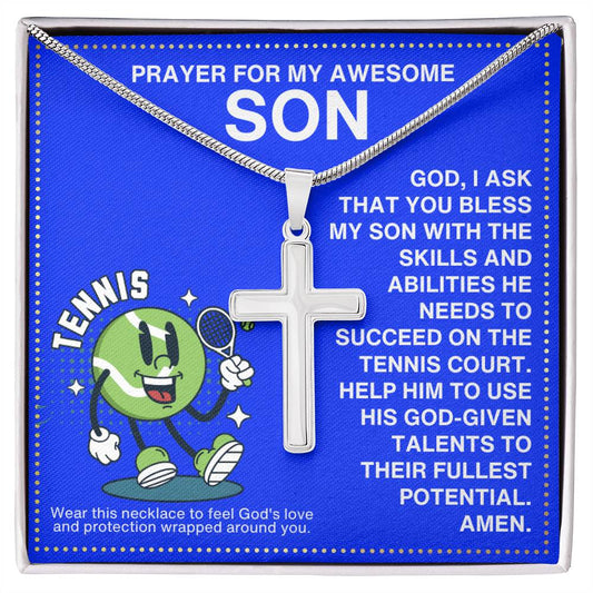 JGF Jewelry Gifts for Family Tennis Necklace For Boys