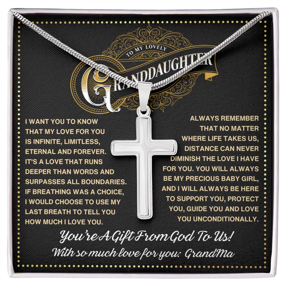 JGF Jewelry Gifts for Family To My Lovely GrandDaughter From GrandMa