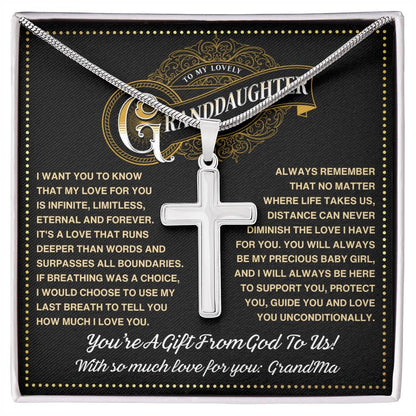 JGF Jewelry Gifts for Family To My Lovely GrandDaughter From GrandMa