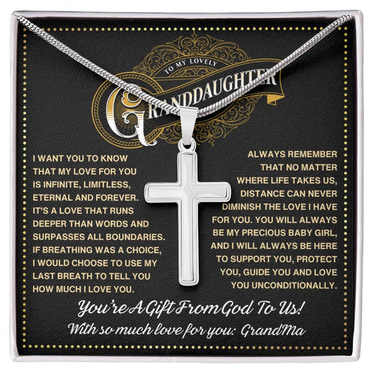 JGF Jewelry Gifts for Family To My Lovely GrandDaughter From GrandMa