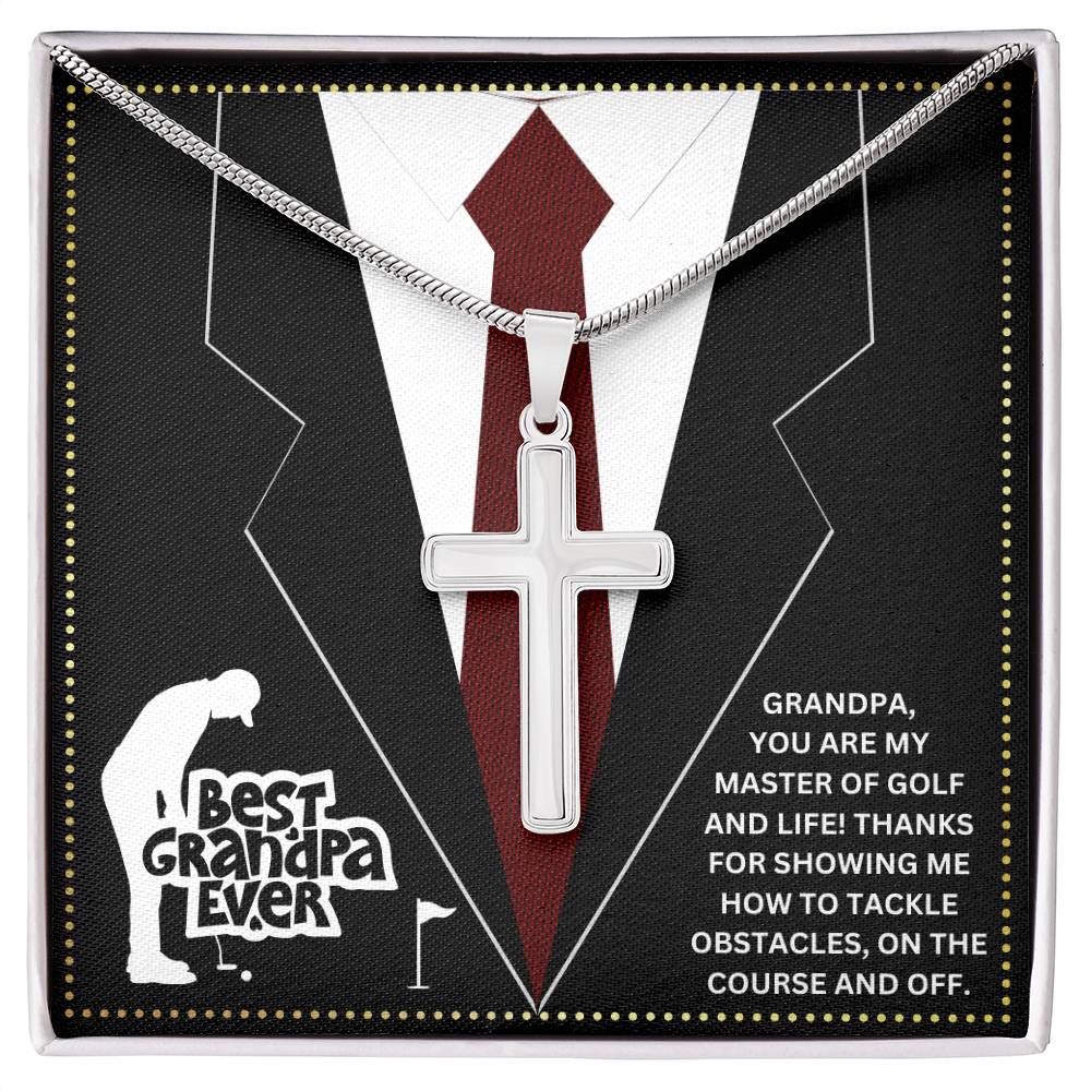 JGF Jewelry Gifts for Family Grandfather Golf Gift From Granddaughter Golfer Grandpa Birthday