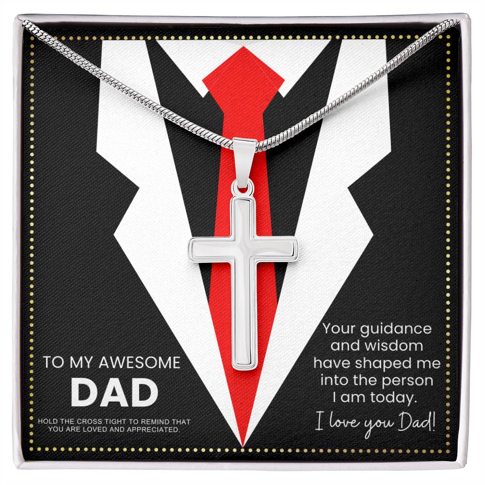 JGF Jewelry Gifts for Family Cross Necklace Silver Men Over 70 Year Old Who Have Everything Happy 70th Birthday For Dad From Son and Daughter