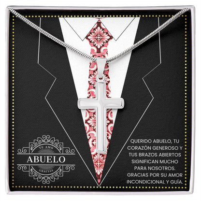 JGF Jewelry Gifts for Family Grandpa Birthday Card Gifts Spanish Regalo Para Abuelo