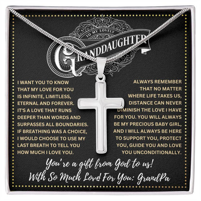 JGF Jewelry Gifts for Family To My GrandDaughter From GrandPa