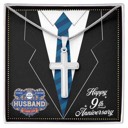 JGF Jewelry Gifts for Family 9 Year 9th Wedding Anniversary For Him Husband