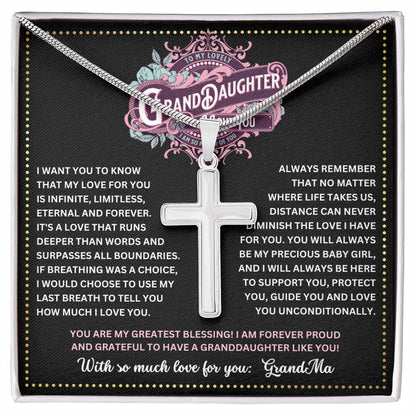 JGF Jewelry Gifts for Family To My GrandDaughter From GrandMa