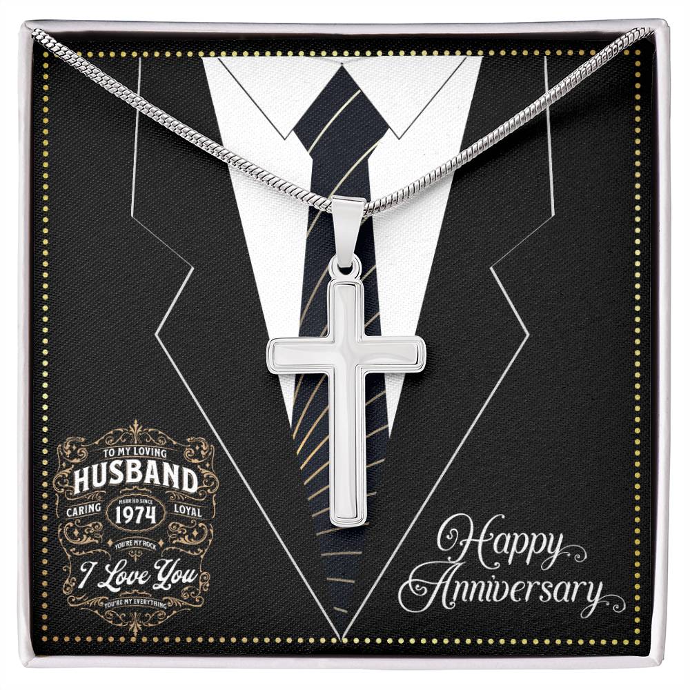 JGF Jewelry Gifts for Family We Still Do Together Since 1974 I Love You My Husband Anniversary Card