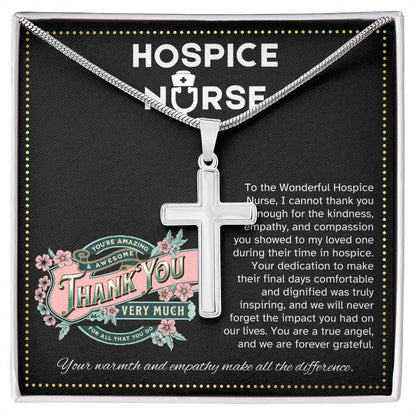 JGF Jewelry Gifts for Family To My Hospice Nurse Thank You