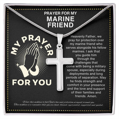 JGF Jewelry Gifts for Family Marine Corps Prayer Gifts for Men and Women
