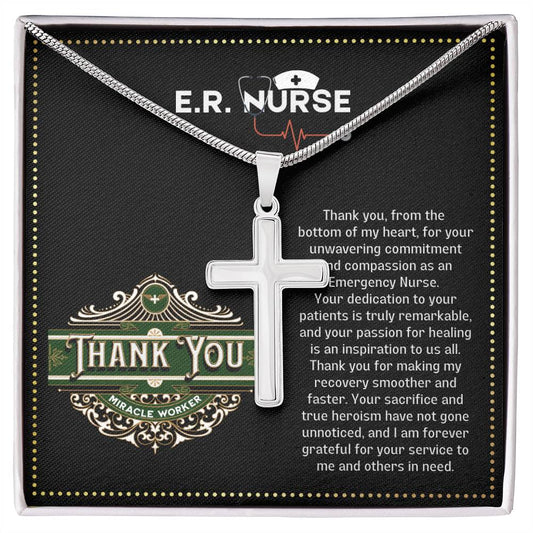 JGF Jewelry Gifts for Family Thank You Emergency Room Nurse