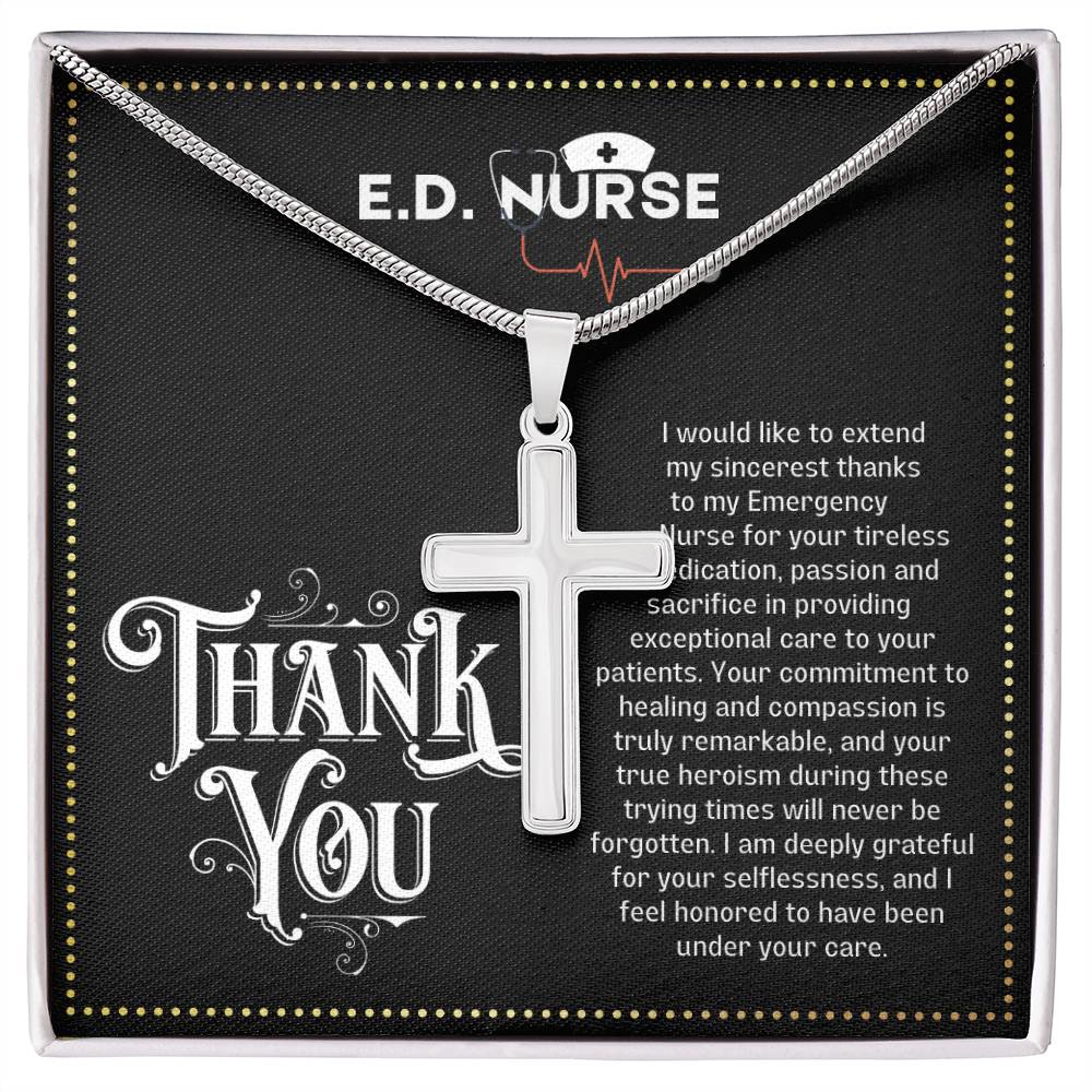JGF Jewelry Gifts for Family Thank You E.D. Nurse