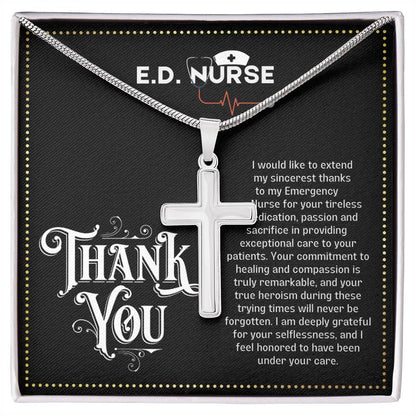 JGF Jewelry Gifts for Family Thank You E.D. Nurse