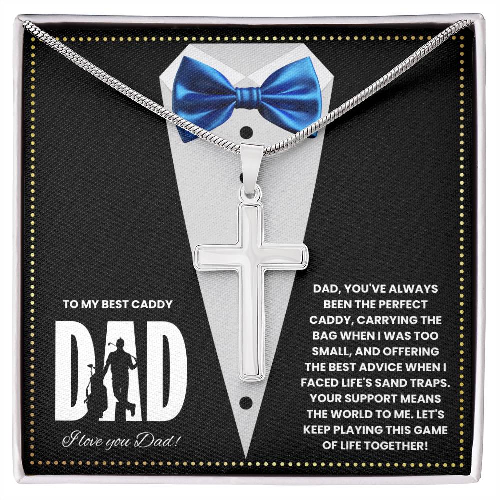 JGF Jewelry Gifts for Family Step Dad Golf Fathers Card Day Gifts Golfer