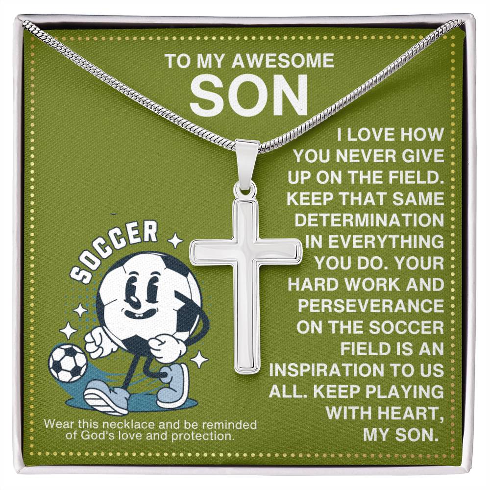 JGF Jewelry Gifts for Family Soccer Necklace For Kids