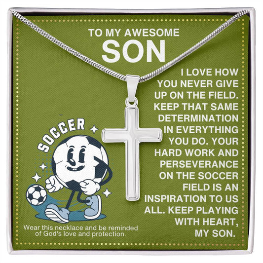 JGF Jewelry Gifts for Family Soccer Necklace For Kids