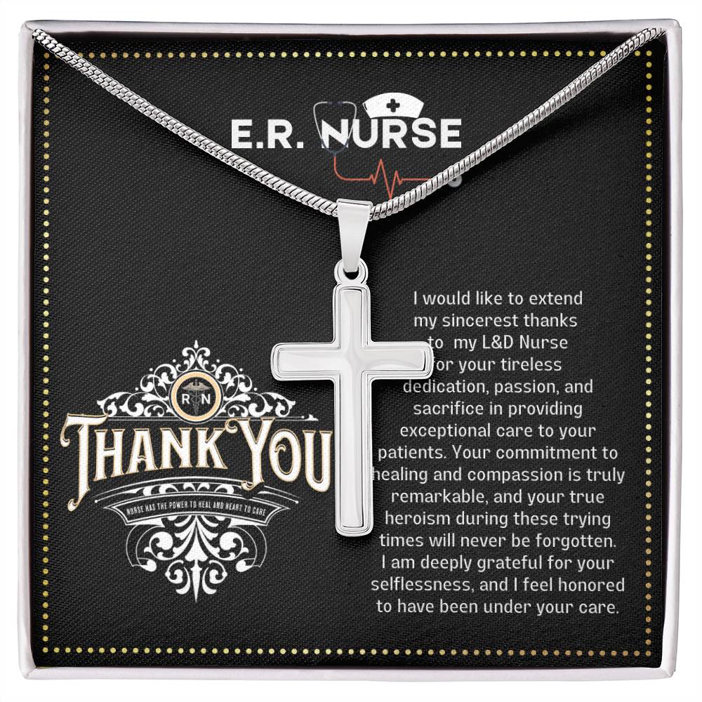JGF Jewelry Gifts for Family Thank You ER Nurse