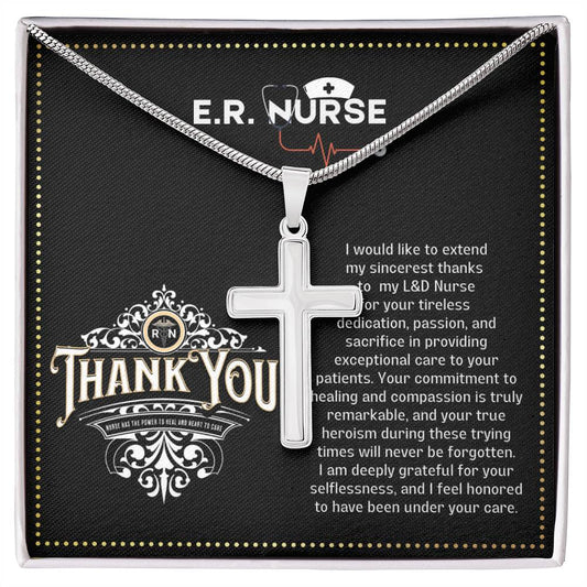 JGF Jewelry Gifts for Family Thank You ER Nurse